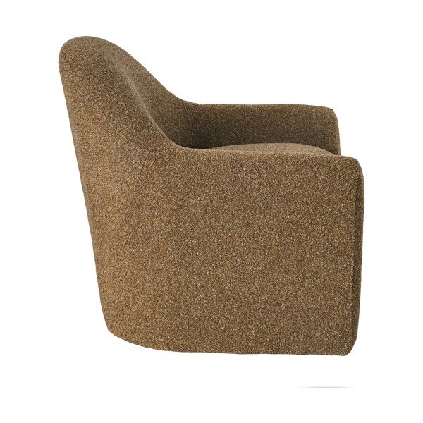 Koniakowy fotel z tkaniny szenilowej Zahara – House Nordic-image-2