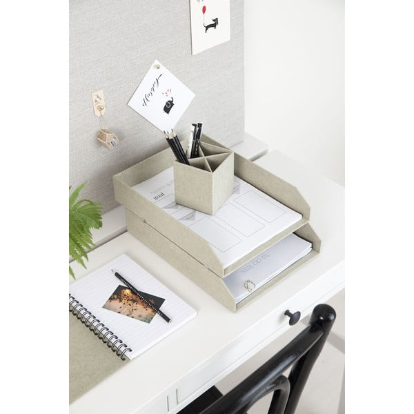 Kartonowe organizery na dokumenty  zestaw 2 szt. Hakan – Bigso Box of Sweden-image-1