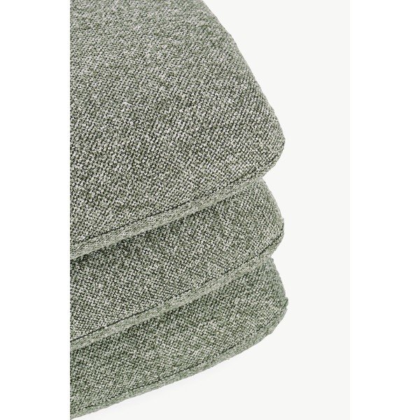 Zielony puf z materiału bouclé Antara – Bizzotto-image-4