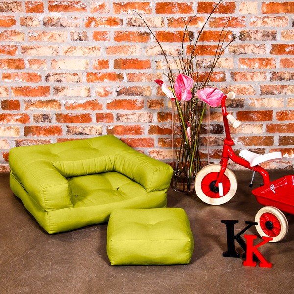 Fotel dziecięcy Karup Baby Cube Pistachio-image-1