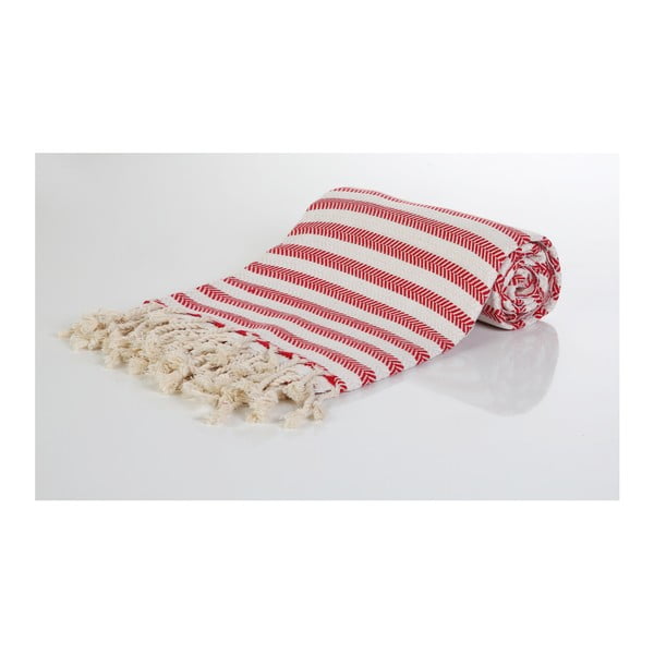 Ręcznik hammam z ręcznie tkanej bawełny ZFK Glenn, 180x100 cm