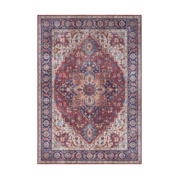 Czerwono-fioletowy dywan Nouristan Anthea, 80x150 cm