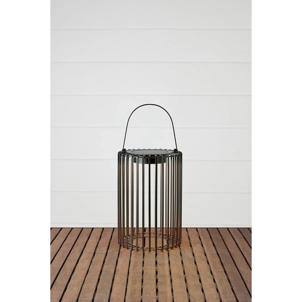 Czarny zewnętrzny lampion solarny LED na USB (wysokość 54 cm) Cavia – Markslöjd-image-2