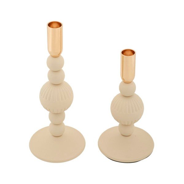 Metalowe świeczniki zestaw 2 szt. Aster – Mauro Ferretti