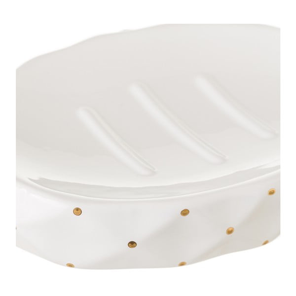 Biały zestaw akcesoriów łazienkowych Dottie – Casa Selección-image-3