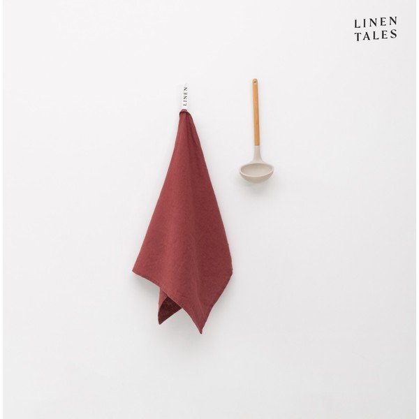Lniana ścierka 45x65 cm Marsala – Linen Tales