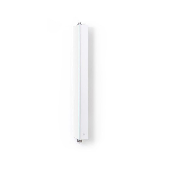 Biała szafka bambusowa z lustrem Wireworks Domain, 110 cm-image-4