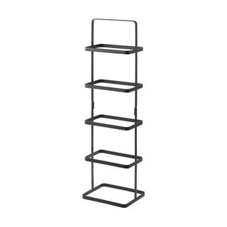 Czarna wysoka półka na buty YAMAZAKI Tower Shoe Rack