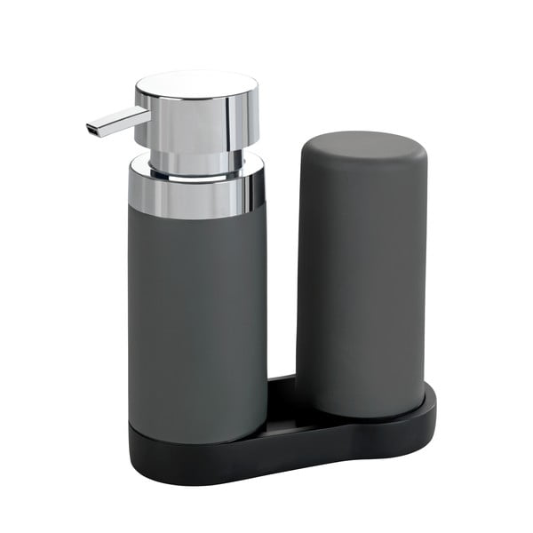 Szary silikonowy zestaw do mycia naczyń Easy Squeez-e – Wenko-image-4