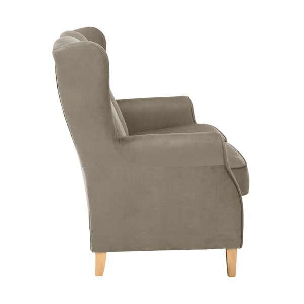 Brązowa aksamitna sofa Max Winzer Lorris, 139 cm-image-4