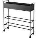 Czarna metalowa dziecięca szafka na buty 74,5x74,5x22 cm Tower – YAMAZAKI