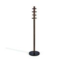 Czarny wieszak z drewna kauczukowego Pillar – Umbra