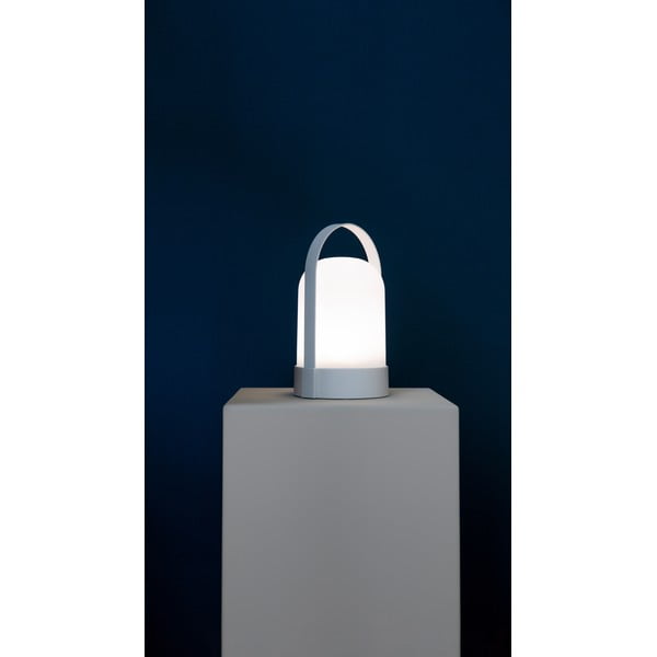 Biała lampa stołowa LED ze ściemniaczem (wys. 25 cm) Uri – Remember-image-2