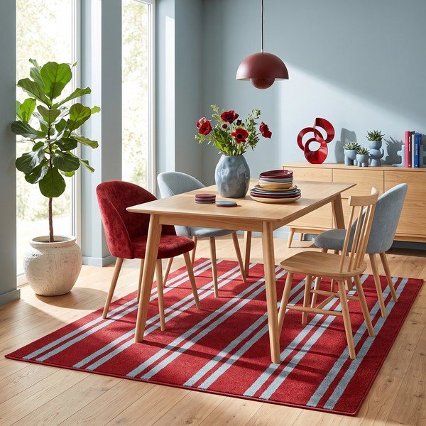 Czerwony/niebieski dywan 160x230 cm Riviera – ESTE-image-3