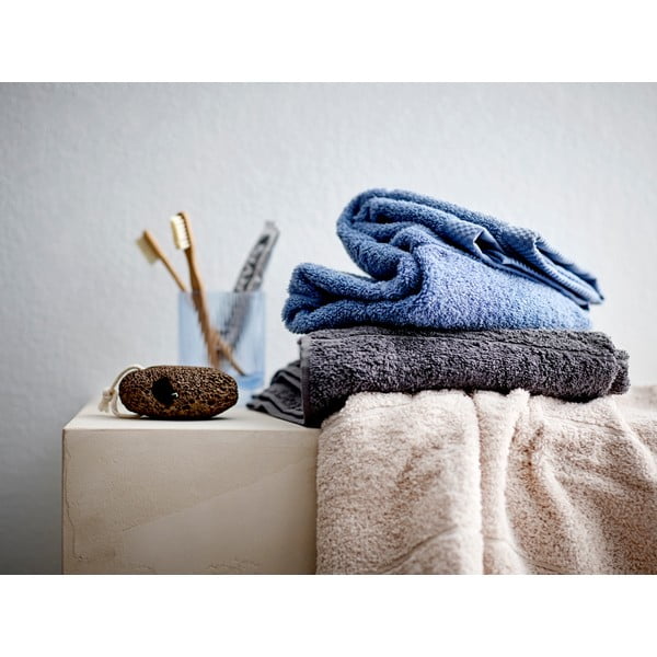 Ciemnoszary bawełniany ręcznik frotte 50x100 cm Line – Södahl-image-4