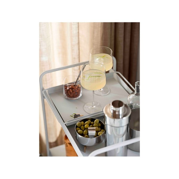 Metalowy barek na kółkach 40.5x61 cm A-Cocktail – Zone-image-1