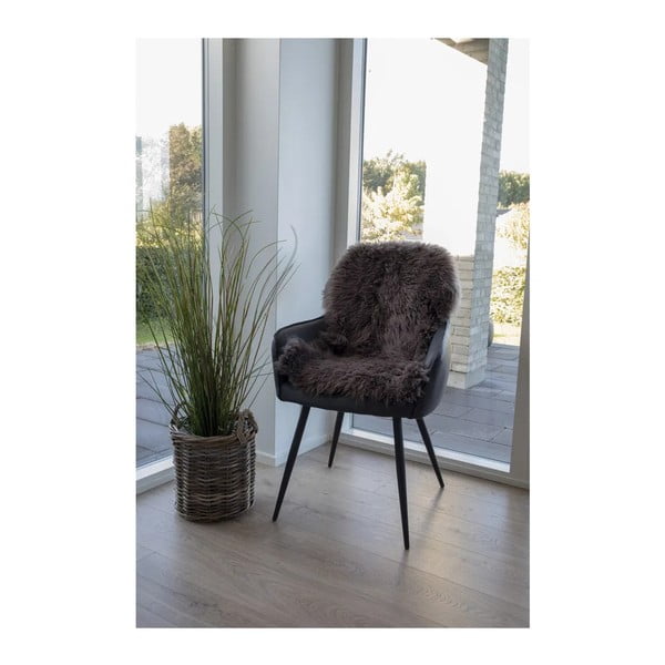 Ciemnobrązowa skóra owcza House Nordic-image-1