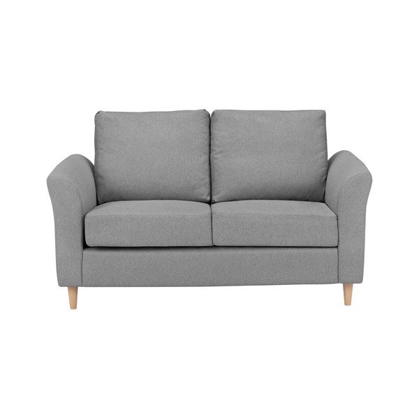 Szara sofa 2-osobowa Kooko Home Smooth-image-3