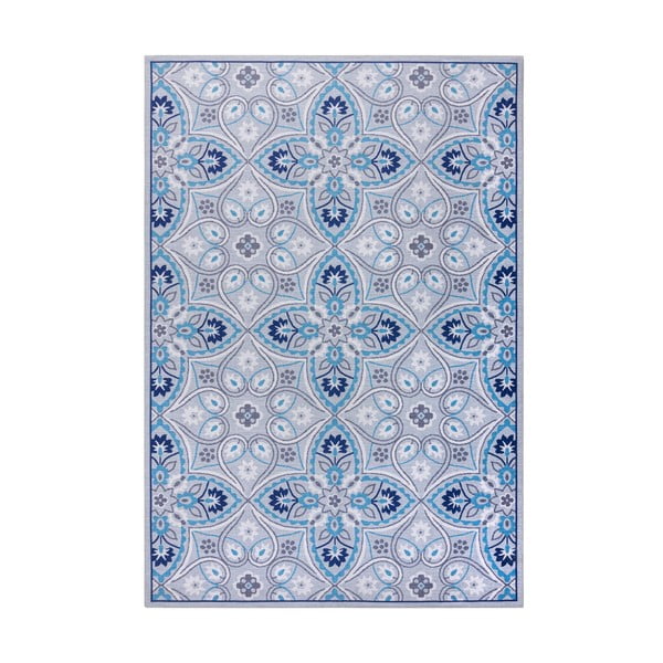 Niebieski dywan odpowiedni do prania 170x120 cm Ellen – Flair Rugs