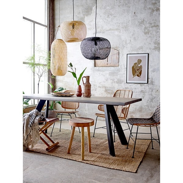 Dywan z wodorostów tkany ręcznie w naturalnym kolorze 150x245 cm Enzov – Bloomingville-image-4