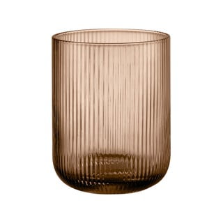 Brązowy szklany świecznik Blomus Ven, ø 9,5 cm