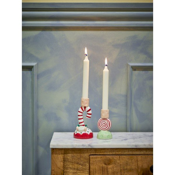 Ceramiczne świeczniki zestaw 2 szt. Leiani – Bloomingville-image-1