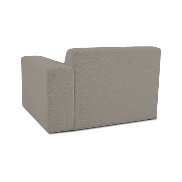 Jasnobrązowy moduł sofy z materiału bouclé (prawostronny) Roxy – Scandic-image-2