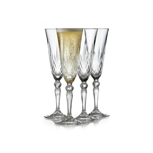 Kieliszki zestaw 4 szt. do szampana 160 ml Melodia – Lyngby Glas-image-4