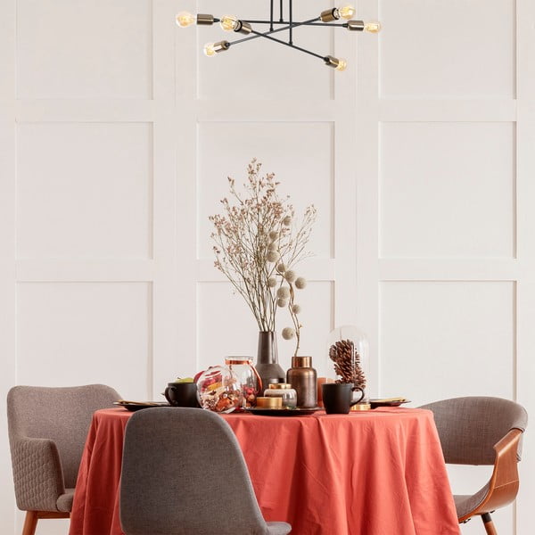 Czarna lampa sufitowa Fleur – Opviq lights-image-1