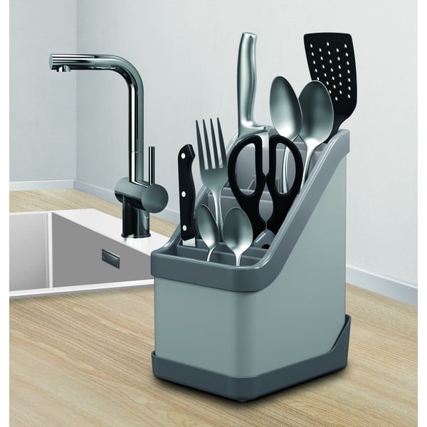 Czarny stojak na sztućce Keep-Tex - Metaltex-image-1