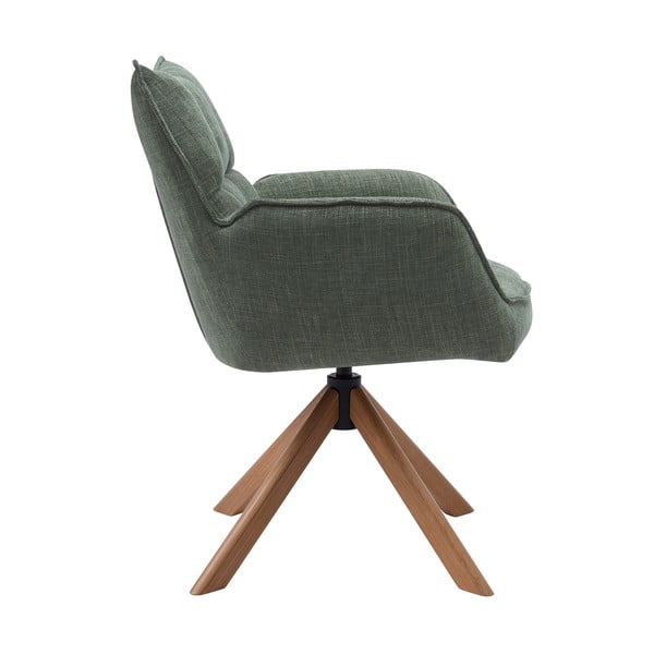 Zielone tapicerowane fotele jadalniane zestaw 2 szt. Marilla – Unique Furniture-image-4