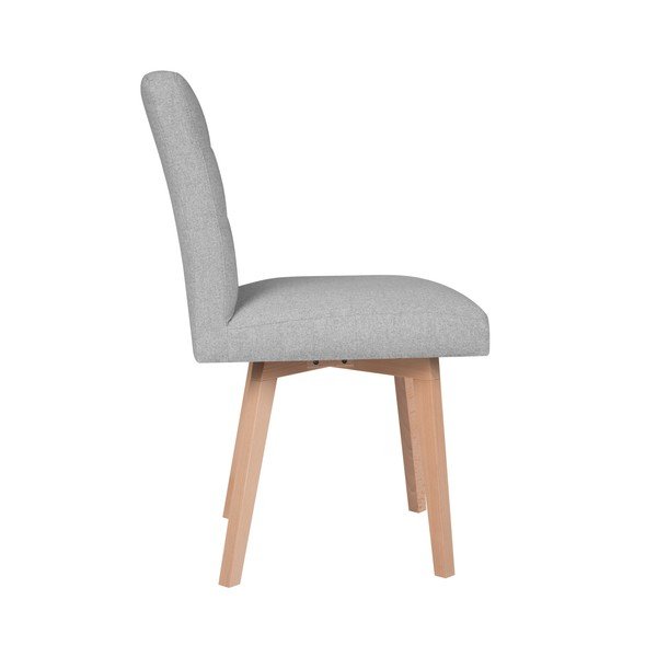 Jasnoszare krzesło Mazzini Sofas Tulip-image-3