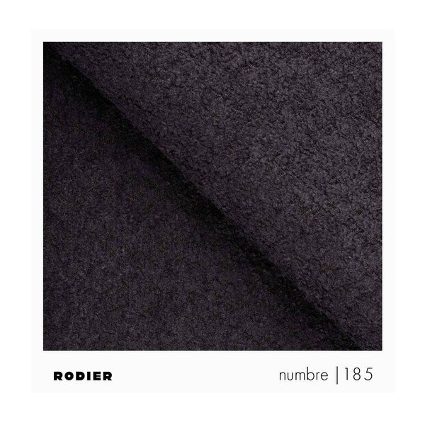Czarny fotel z materiału bouclé Belle – Rodier-image-4