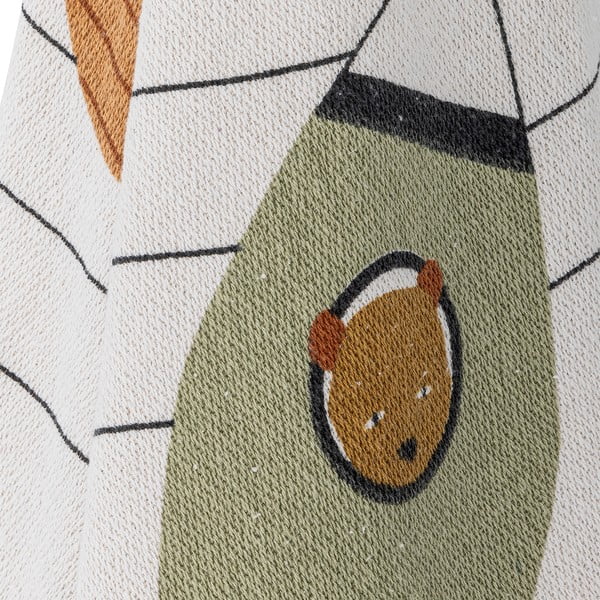 Biały koc dziecięcy 130x160 cm Space – Bloomingville Mini-image-3