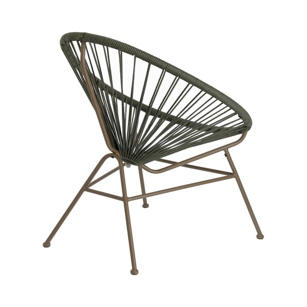 Krzesło ogrodowe z zieloną plecionką Kave Home Samantha-image-3