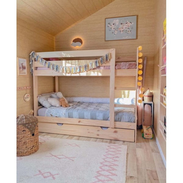 Różowo-kremowy bawełniany dywan tkany ręcznie odpowiedni do prania 120x160 cm Atlas Natural – Lorena Canals-image-4