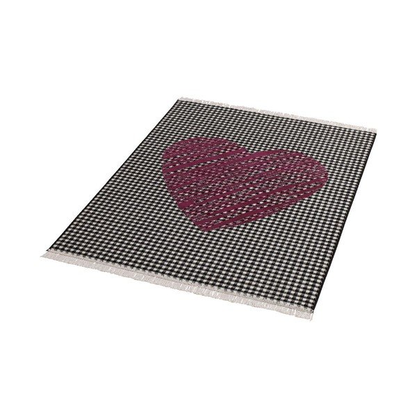 Dywan Fringe - ciemne serce, 140x200 cm-image-2