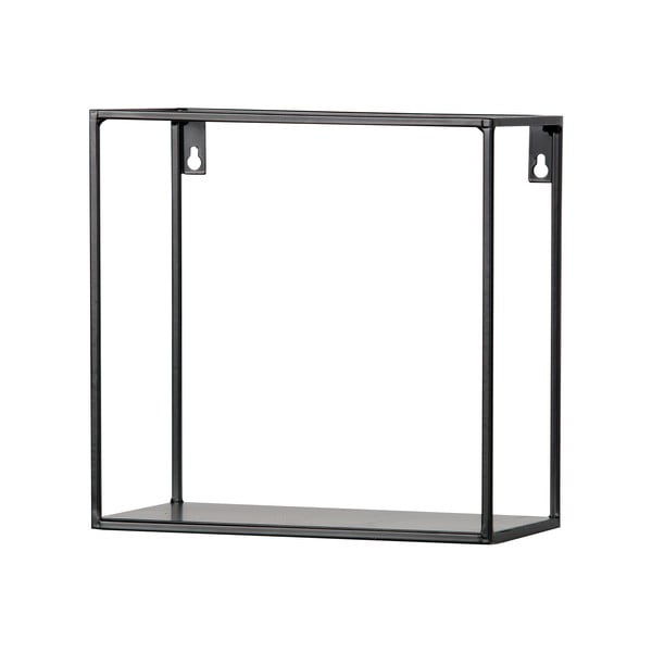 Zestaw 2 czarnych półek ściennych WOOOD Meert-image-2