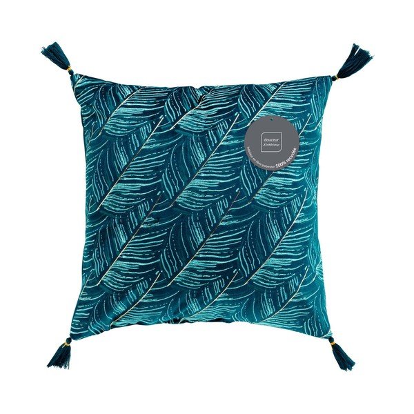Aksamitna poduszka dekoracyjna 40x40 cm Palmina – douceur d'intérieur-image-3