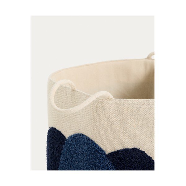 Tekstylny dziecięcy kosz na zabawki w kolorze kości słoniowej ø 35x50 cm Tandani – Kave Home-image-2