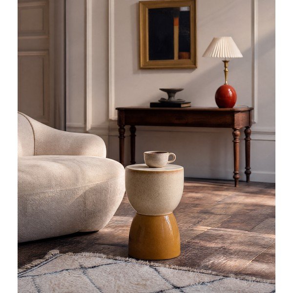 Okrągły stolik ceramiczny ø 28,5 cm Finca – Light & Living-image-1