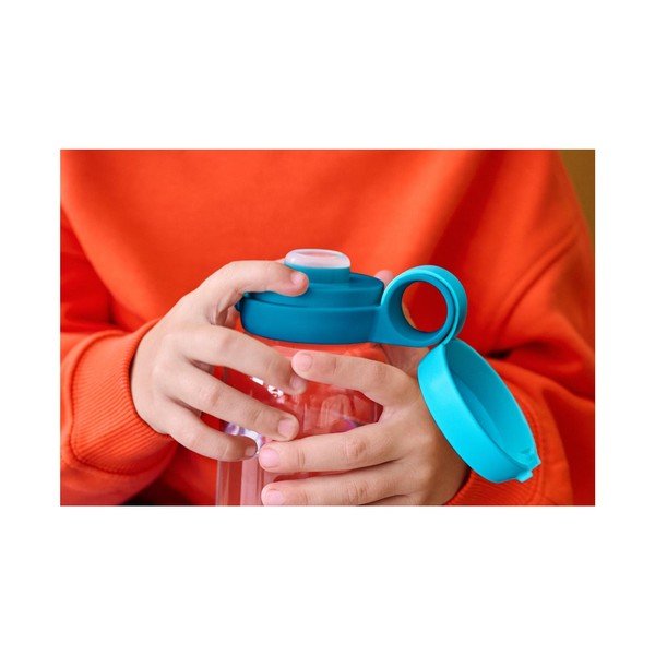Różowa plastikowa butelka dla dzieci 600 ml Campus – Mepal-image-4