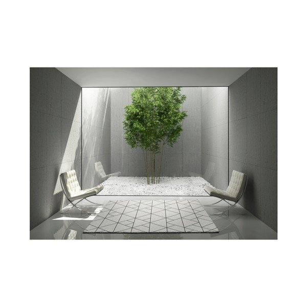 Biały dywan Universal Nilo, 67x250 cm-image-1