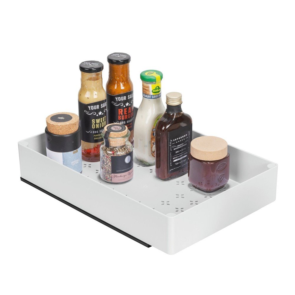 Biała regulowana plastikowa dodatkowa półka 27x40 cm Simon – Wenko