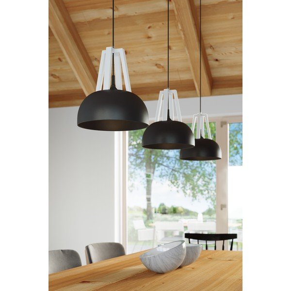 Czarna lampa wisząca Sollux Olla-image-3