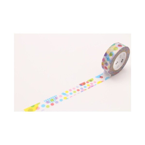 Taśma dekoracyjna washi Random Dot-image-3