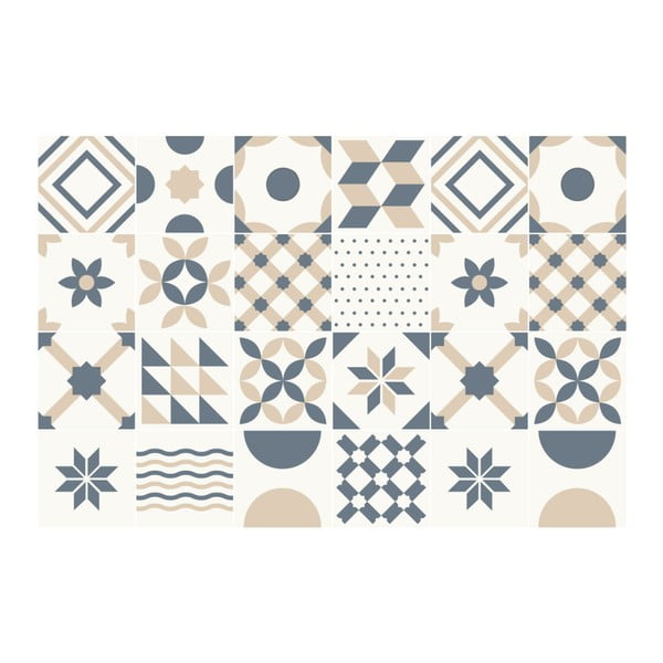 Zestaw 24 naklejek Ambiance Wells, 40 x 60 cm-image-2