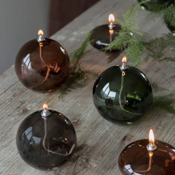 Szklana lampa olejna (wysokość 11 cm) Aura – Mette Ditmer Denmark-image-2