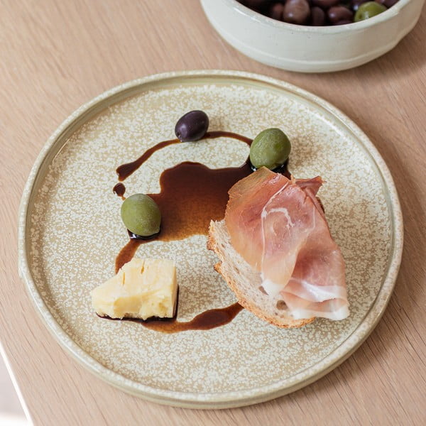 Beżowe kamienne talerze zestaw 2 szt. ø 20 cm Sand Grain – Mette Ditmer Denmark-image-3