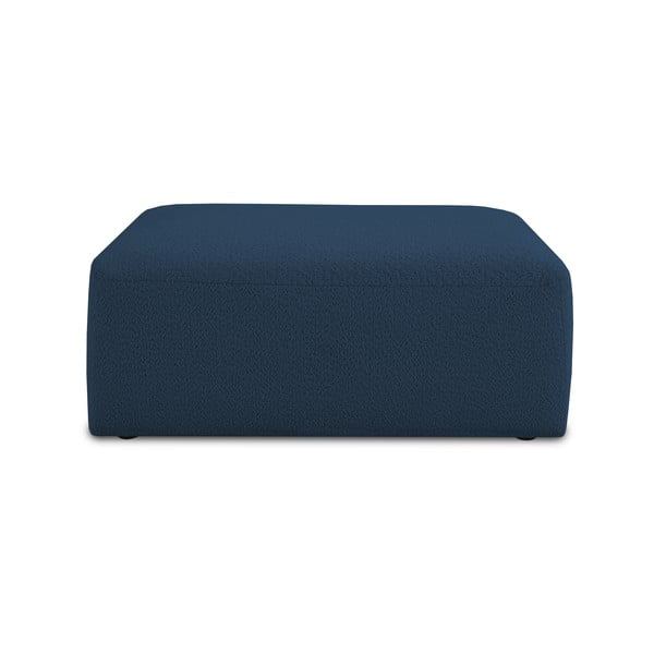 Ciemnoniebieski moduł sofy z materiału bouclé Roxy – Scandic